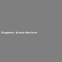 Eleganter Bronze-Rasierer