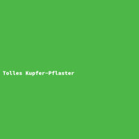 Tolles Kupfer-Pflaster