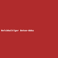 Reichhaltiger Beton-Akku