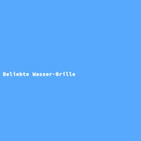 Beliebte Wasser-Brille