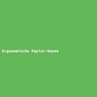 Ergonomische Papier-Kanne