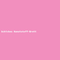 Schickes Kunststoff-Brett