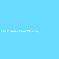 Exorbitantes Gummi-Pflaster
