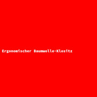 Ergonomischer Baumwolle-Klositz