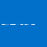 Unterhaltsamer Eisen-Ventilator