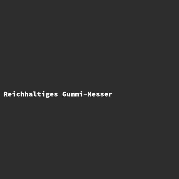 Rich Rubber Knife